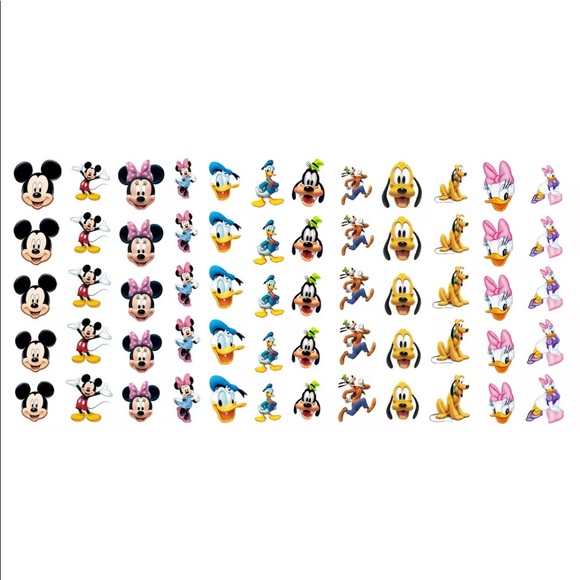 💌BO/GO$6 Mickey Minnie and friends Nail decals - Picture 2 of 3